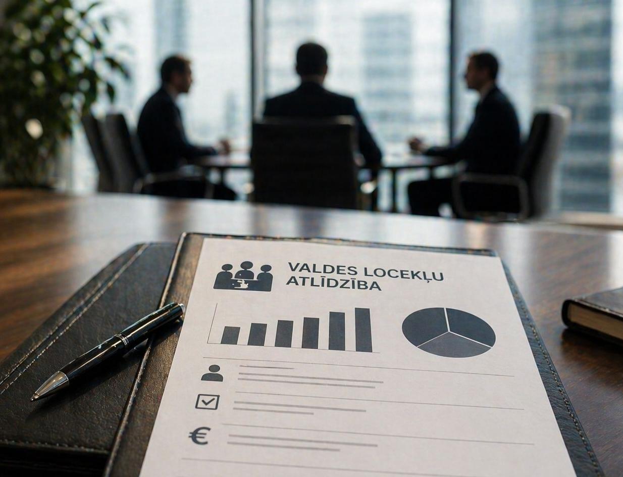 Valdes locekļa domājamais ienākums un nodokļi