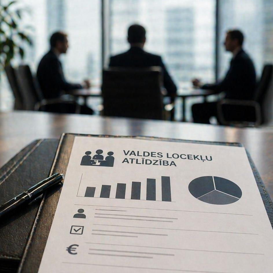 Valdes locekļa domājamais ienākums un nodokļi